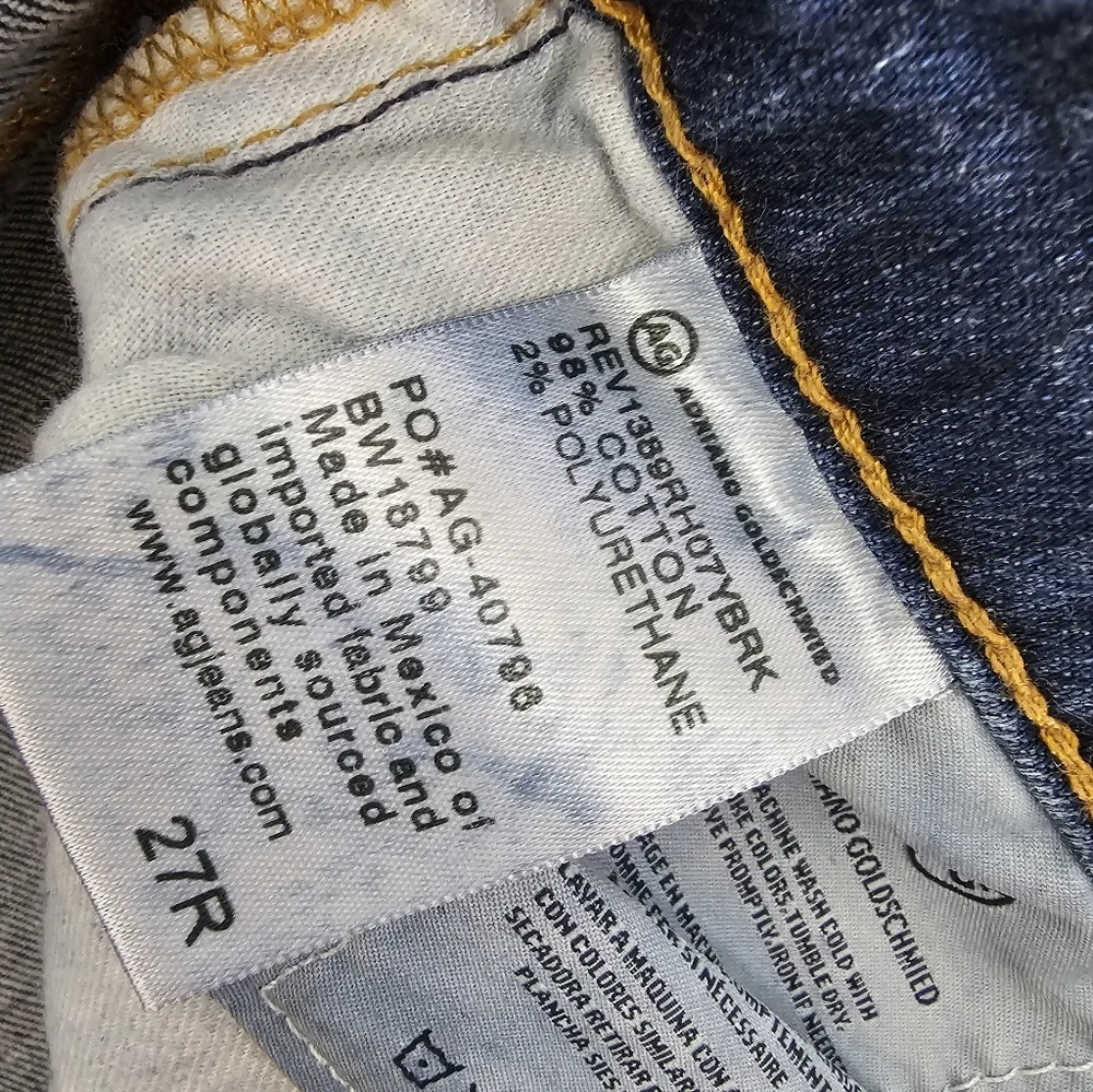 Ag Adriano Goldschmied The Legging Ankle‎ Super Skinny Blue Jeans 27 Preowned